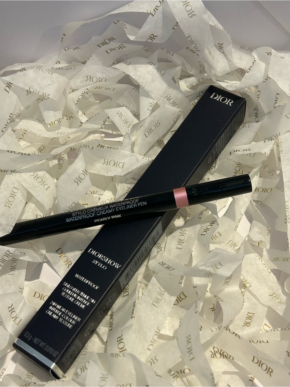 Dior Diorshow Stylo Waterproof Creamy Eyeliner Pen - Pearly Pink NIB